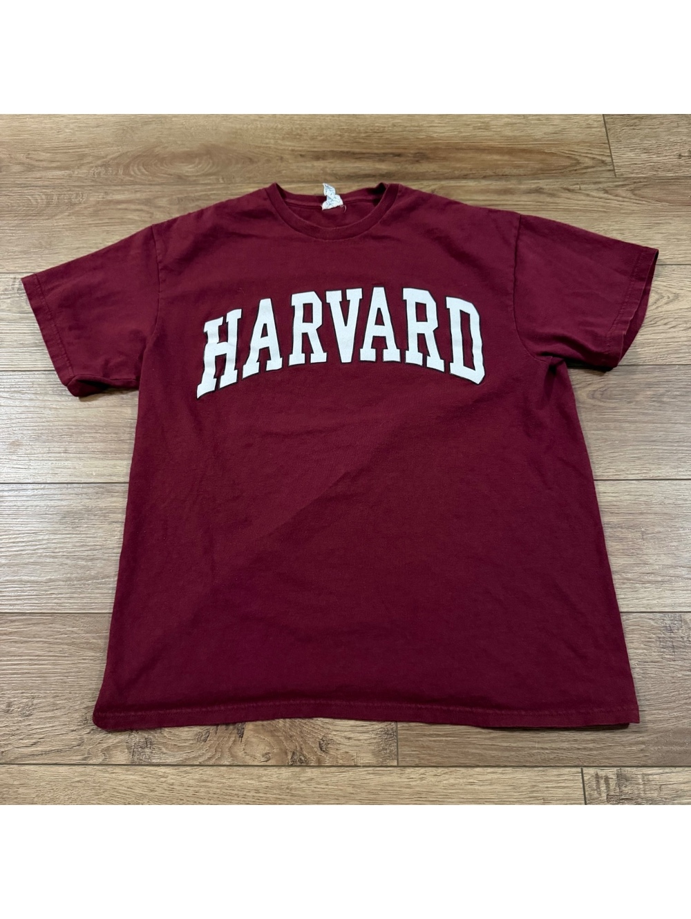 VTG Harvard University T Shirt Large Maroon Delta Pro Weight